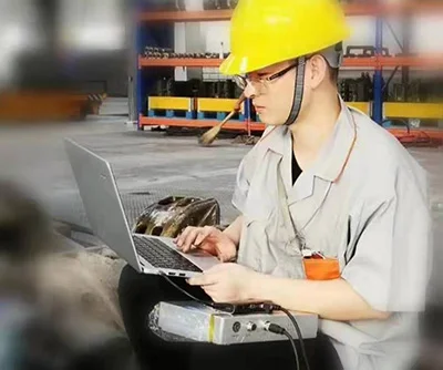 Broadsens engineer collecting data 