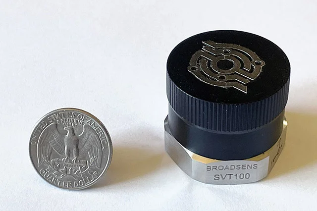 compact wireless vibration sensor Compact wireless vibration sensor SVT100-A