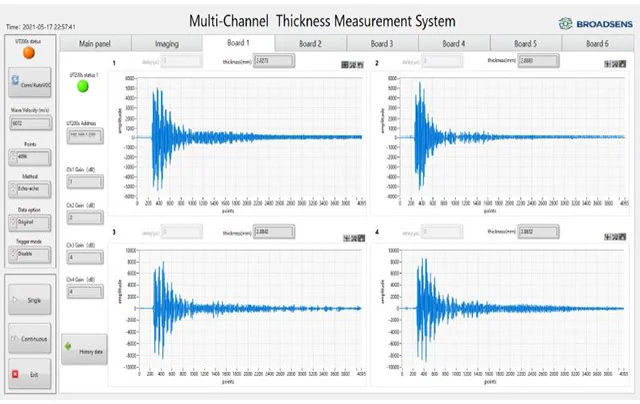 BroadMTM ultrasonic thickness measurement software
