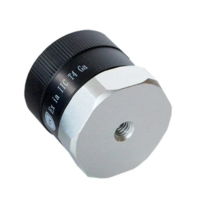 Vibration sensor with M6 mounting hole Wireless vibration sensor bottom view
