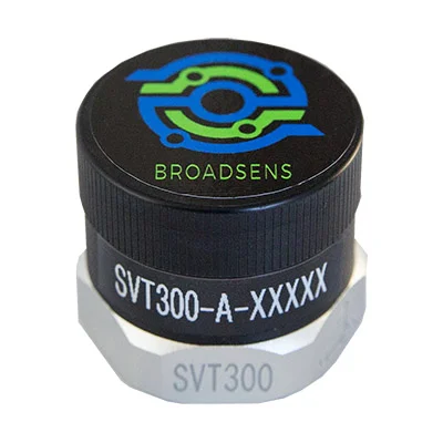 Wireless vibration sensor SVT300-A wide range Wireless vibration sensor SVT300-A +/-2g to +/-16g acceleration range